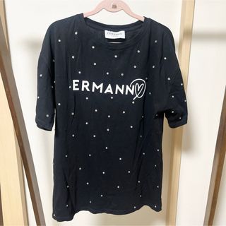 エルマンノシェルヴィーノ(ERMANNO SCHERVINO)のERMANNO FIRENZE / エルマンノフィレンツェ　ストーンTシャツ(Tシャツ(半袖/袖なし))