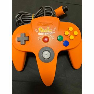 ニンテンドウ64(NINTENDO 64)の任天堂64 美品　ピカチュウ  コントローラー(その他)