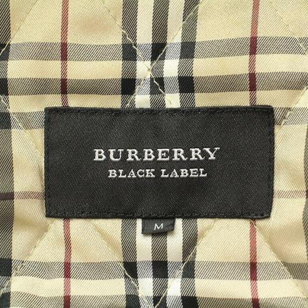 BURBERRY BLACK LABEL(バーバリーブラックレーベル)のBURBERRY BLACK LABEL モッズコート ノバチェック M 黒 メンズのジャケット/アウター(モッズコート)の商品写真