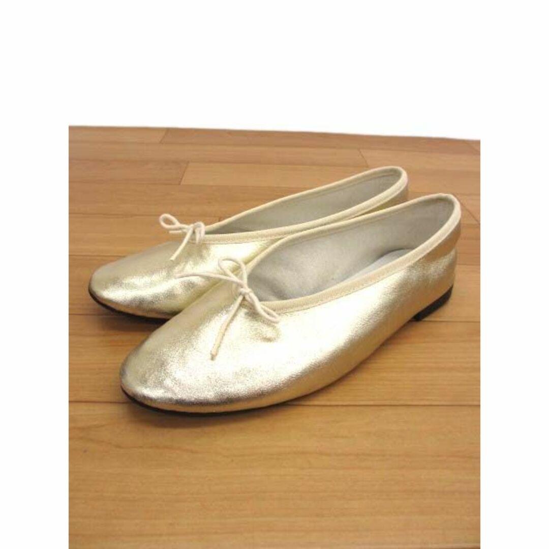 【R】repetto レペット 2023年モデル レザー フラットシューズ 38バレエシューズ