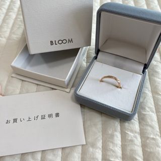 ブルーム(BLOOM)のBLOOM ブルーム　ピンクゴールド　リング　指輪　ダイヤモンド　7号(リング(指輪))