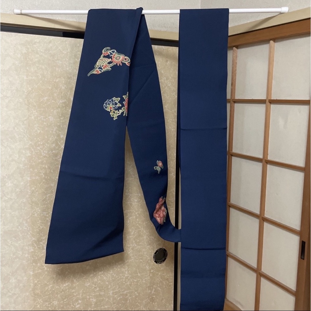名古屋帯 紺(ネイビー) レディースの水着/浴衣(帯)の商品写真