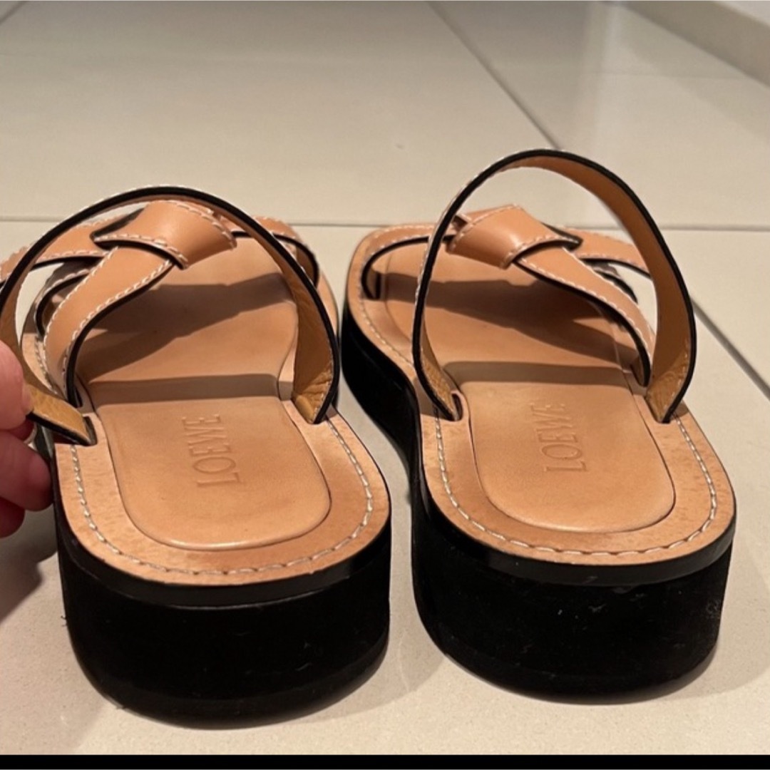 LOEWE ロエベ ゲート フラットサンダル　37 LOEWE ロエベ ゲート フラットサンダル 37