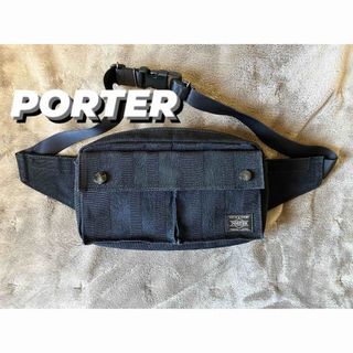 PORTER ポーター スボディーバッグ ウエストバッグ ブラック