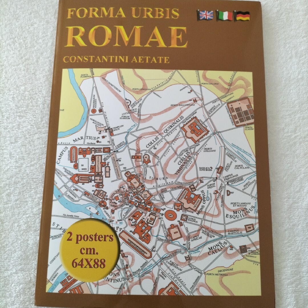 古代都市ローマの地図 Forma Urbis Romae 地図と史跡解説 古代都市ローマの地図 Forma Urbis Romae 地図と史跡解説