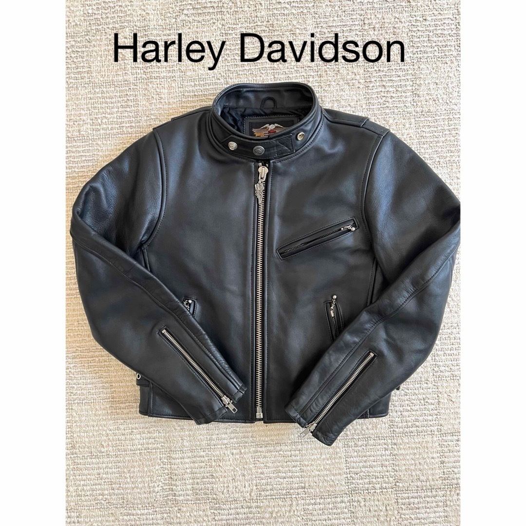 Harley Davidson ライダース　シングル　レザージャケット　xs | フリマアプリ ラクマ