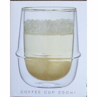 ⑩KINTO ダブルウォール コーヒーカップ 250ml 2個セット F3(グラス/カップ)