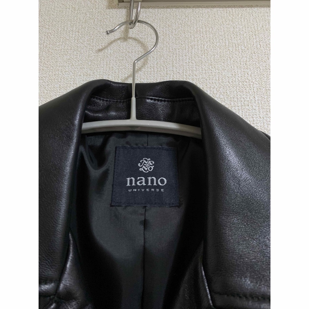 nano・universe(ナノユニバース)のナノユニバース　2wayライダース　ブラック レディースのジャケット/アウター(ライダースジャケット)の商品写真