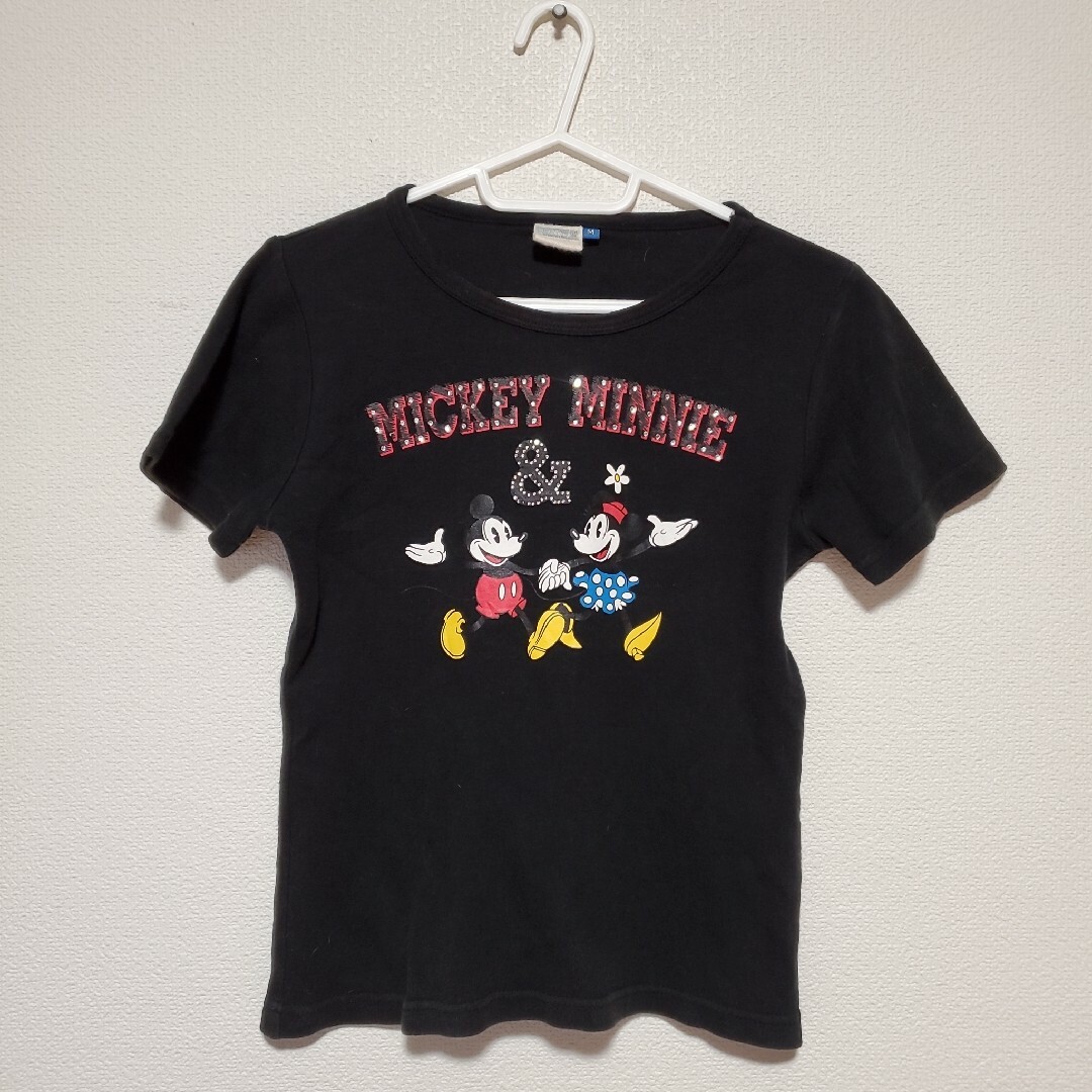 Disney(ディズニー)のディズニー　ミッキー&ミニー　Tシャツ レディースのトップス(Tシャツ(半袖/袖なし))の商品写真