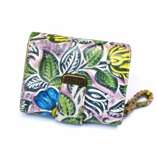 アナスイ(ANNA SUI)のANNA SUI アナスイ フラワー ラウンドファスナー 折財布(財布)