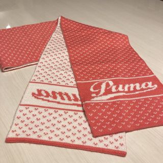 プーマ(PUMA)の未使用　プーマ　マフラー　ピンク　PUMA(マフラー/ストール)