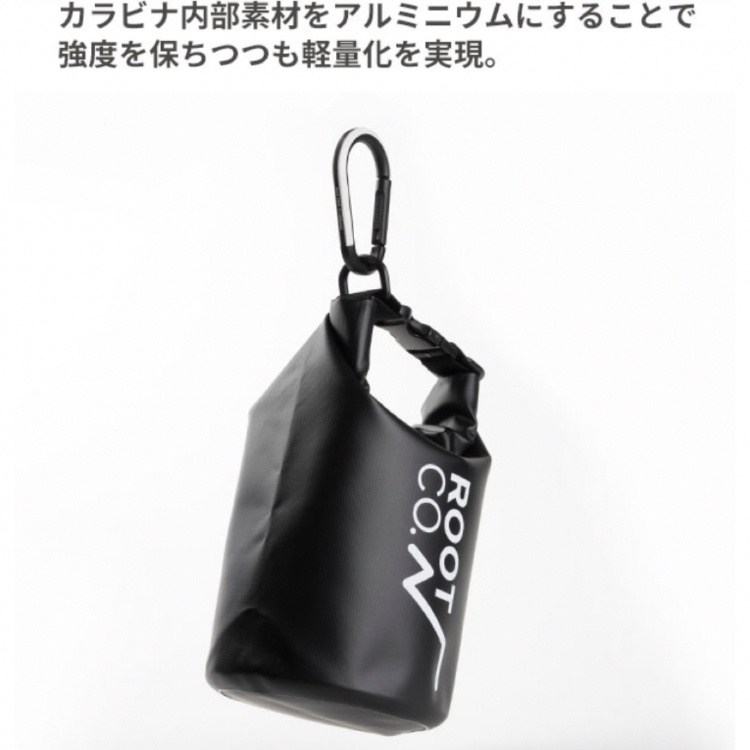 ROOT CO.(ルート)のROOT CO. GRAVITY TRIAD CARABINERカラビナブラック メンズのファッション小物(キーケース)の商品写真