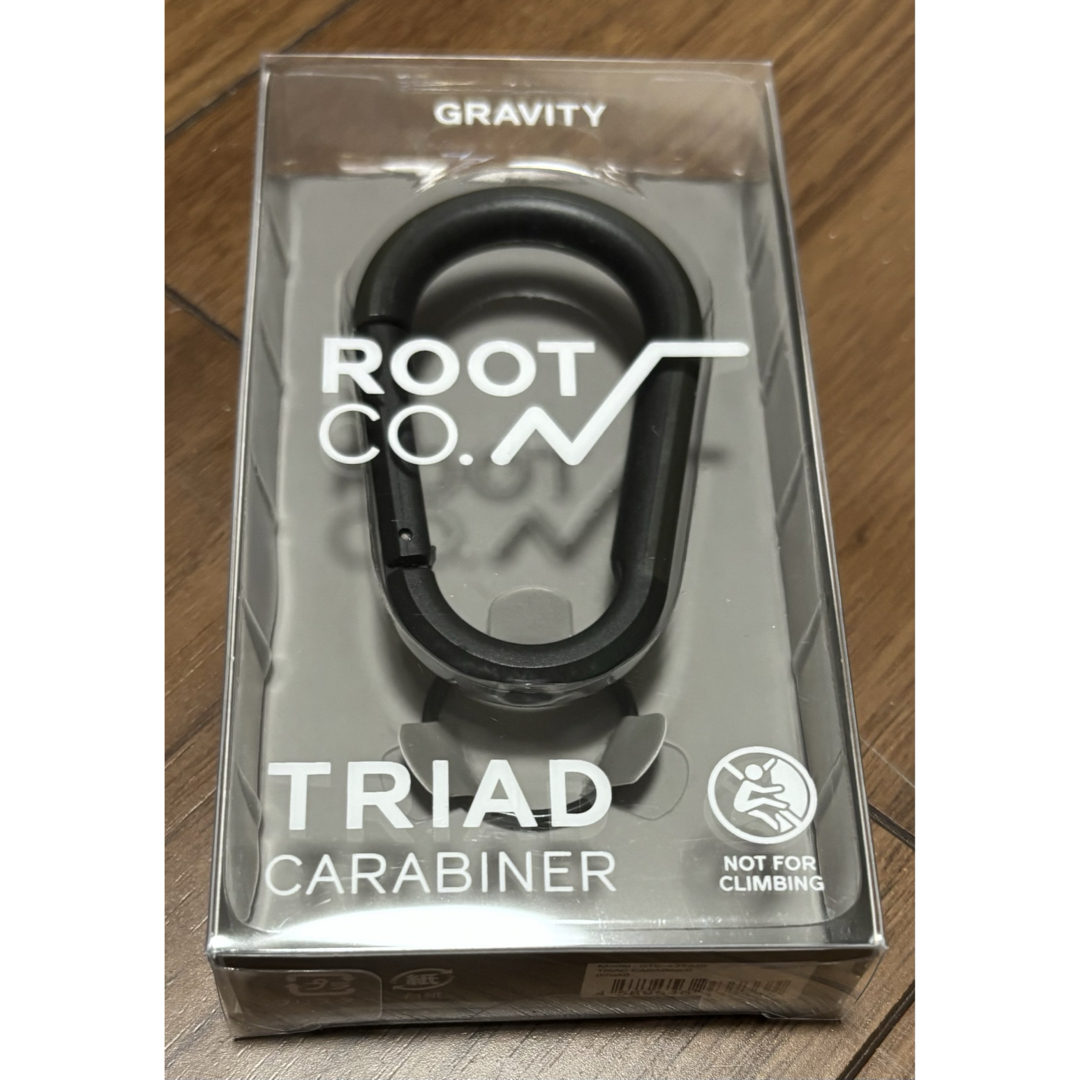 ROOT CO.(ルート)のROOT CO. GRAVITY TRIAD CARABINERカラビナブラック メンズのファッション小物(キーケース)の商品写真