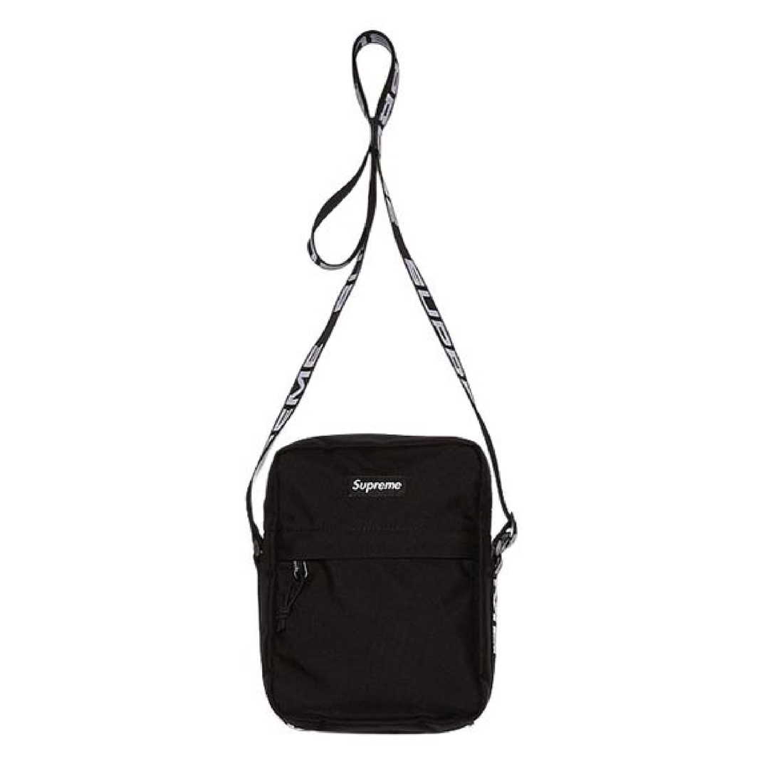 18SS Supreme Shoulder Bag　黒 ショルダーバッグ