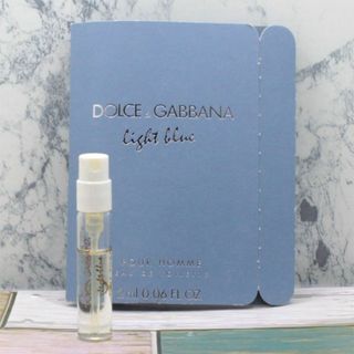 ドルチェアンドガッバーナ(DOLCE&GABBANA)の未使用 ドルチェ＆ガッバーナ ライト ブルー プールオム 2ml 香水(香水(男性用))