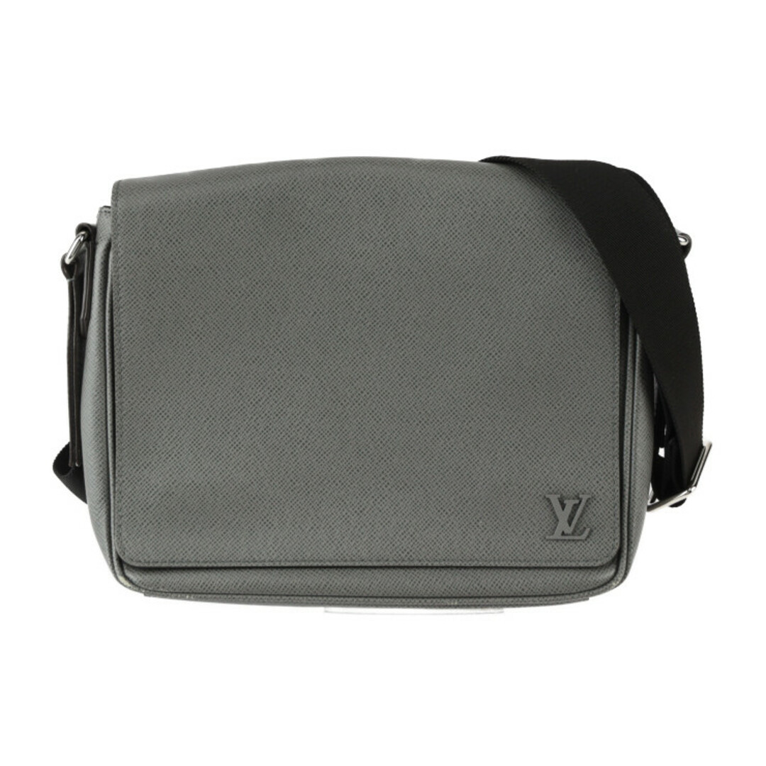 LOUIS VUITTON(ルイヴィトン)のLOUIS VUITTON ルイ ヴィトン タイガ ディストリクト PM NV3 メッセンジャーバッグ M30851 レザー   グラシエ グレー シルバー金具  ショルダーバッグ ビトン 【本物保証】 メンズのバッグ(メッセンジャーバッグ)の商品写真