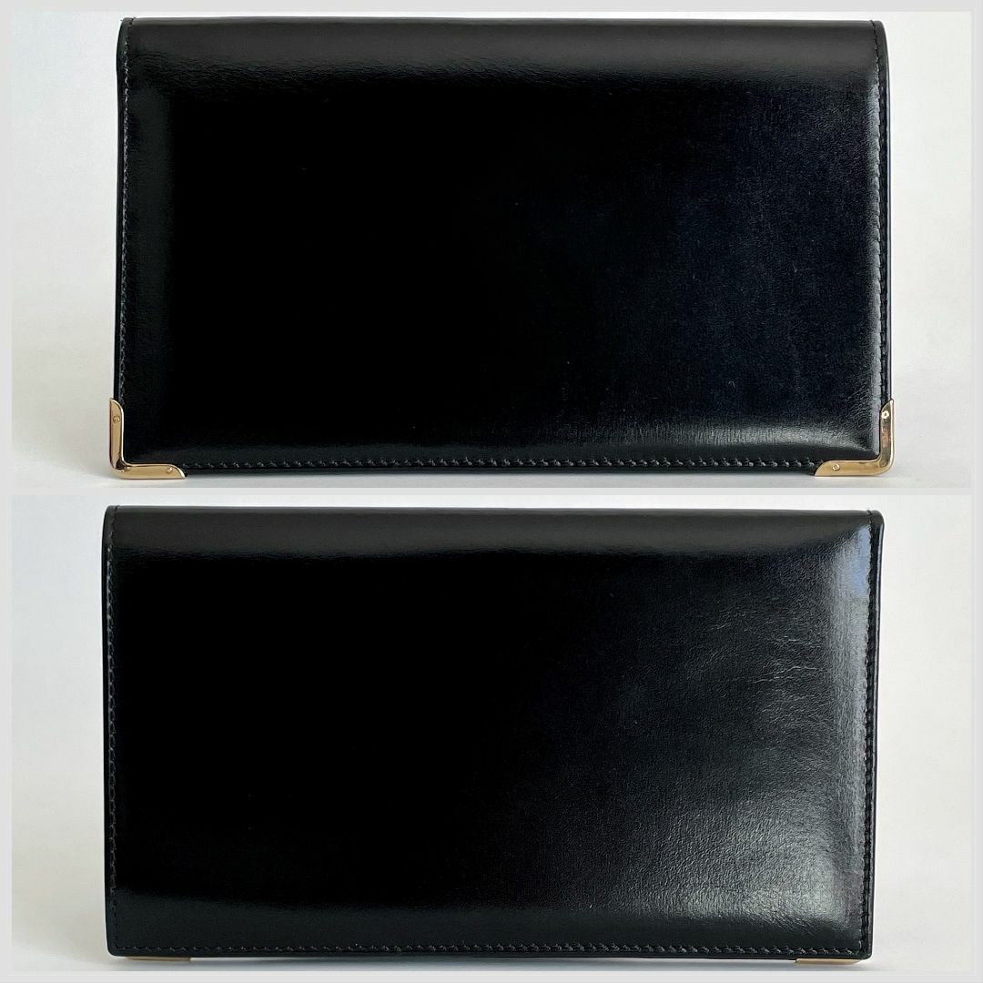 GUCCI - 美品☆ Gucci オールドグッチ 長札入れ 本革 黒 長財布 GUCCI - 美品☆ Gucci オールドグッチ 長札入れ 本革 黒 長財布