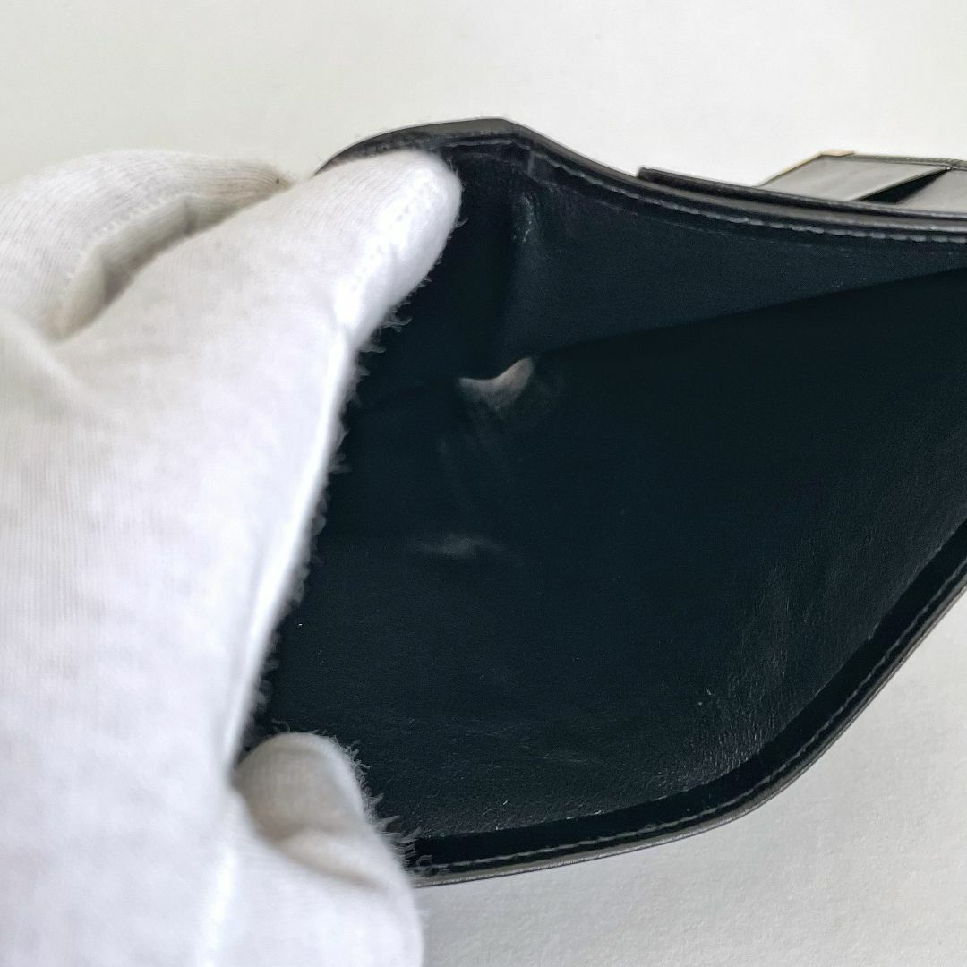 GUCCI - 美品☆ Gucci オールドグッチ 長札入れ 本革 黒 長財布 GUCCI - 美品☆ Gucci オールドグッチ 長札入れ 本革 黒 長財布