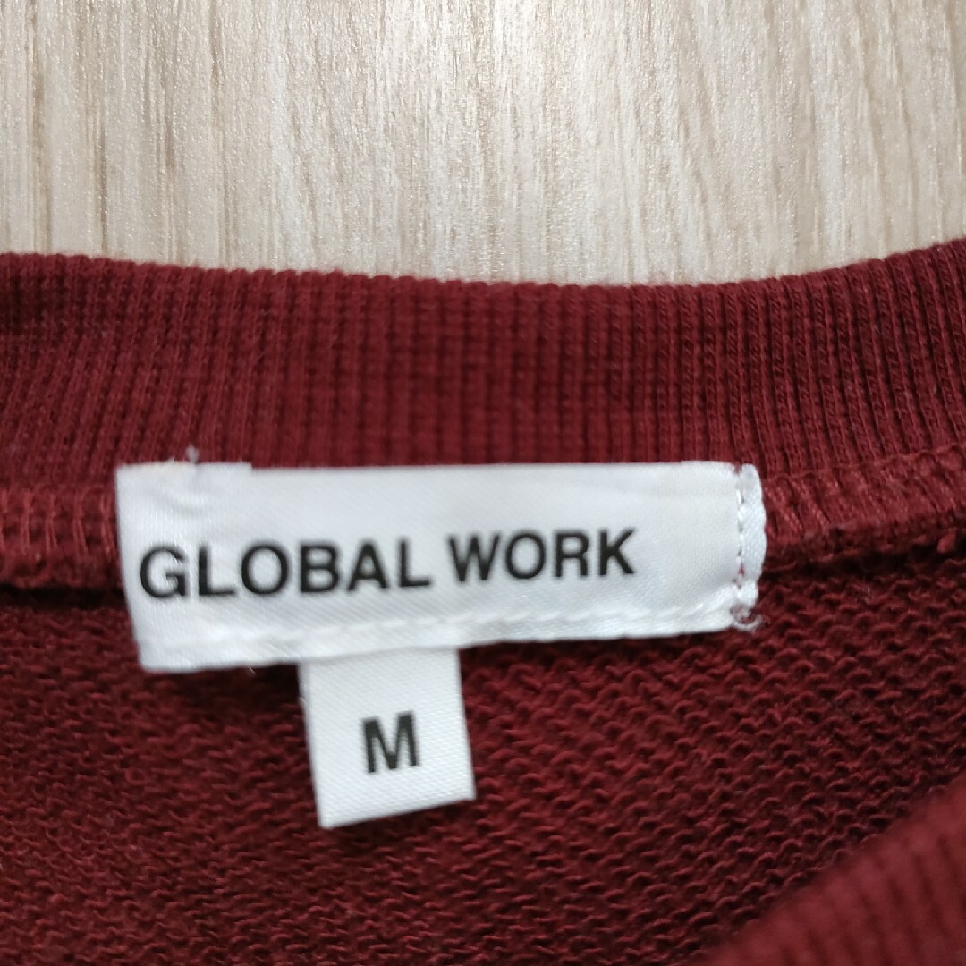 GLOBAL WORK(グローバルワーク)のグローバルワーク　女の子　トレーナー　Mサイズ キッズ/ベビー/マタニティのキッズ服女の子用(90cm~)(Tシャツ/カットソー)の商品写真