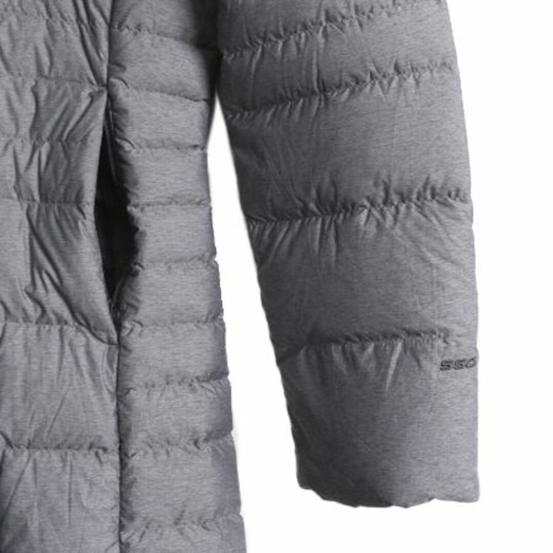 THE NORTH FACE(ザノースフェイス)のUS企画 ノースフェイス ロング ダウン コート レディース L 古着 The North Face ジャケット 550フィル ナイロン パーカー キルティング 灰 レディースのジャケット/アウター(ダウンコート)の商品写真