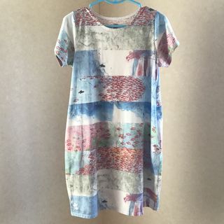 グラニフ(Design Tshirts Store graniph)のグラニフ スイミー ワンピース(ひざ丈ワンピース)