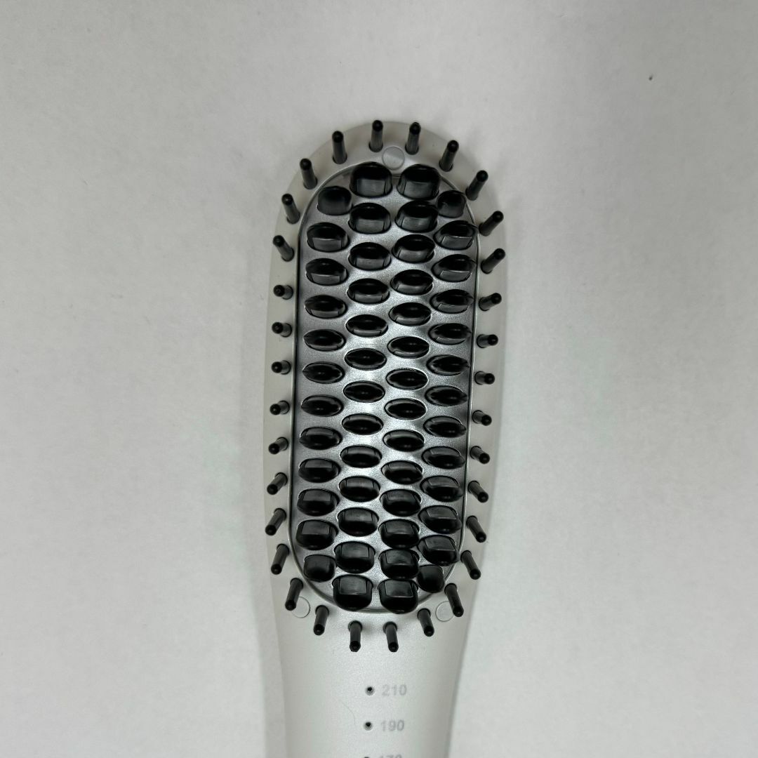 アゲツヤポータブルミニブラシ　Agetuya MINI BRUSH- ホワイト　 コスメ/美容のヘアケア/スタイリング(ヘアブラシ/クシ)の商品写真