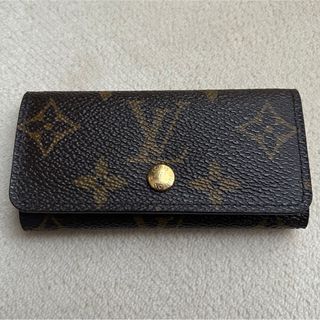 ルイヴィトン(LOUIS VUITTON)の【極美品】ルイヴィトンモノグラムキーケースミュルティクレ4(キーケース)