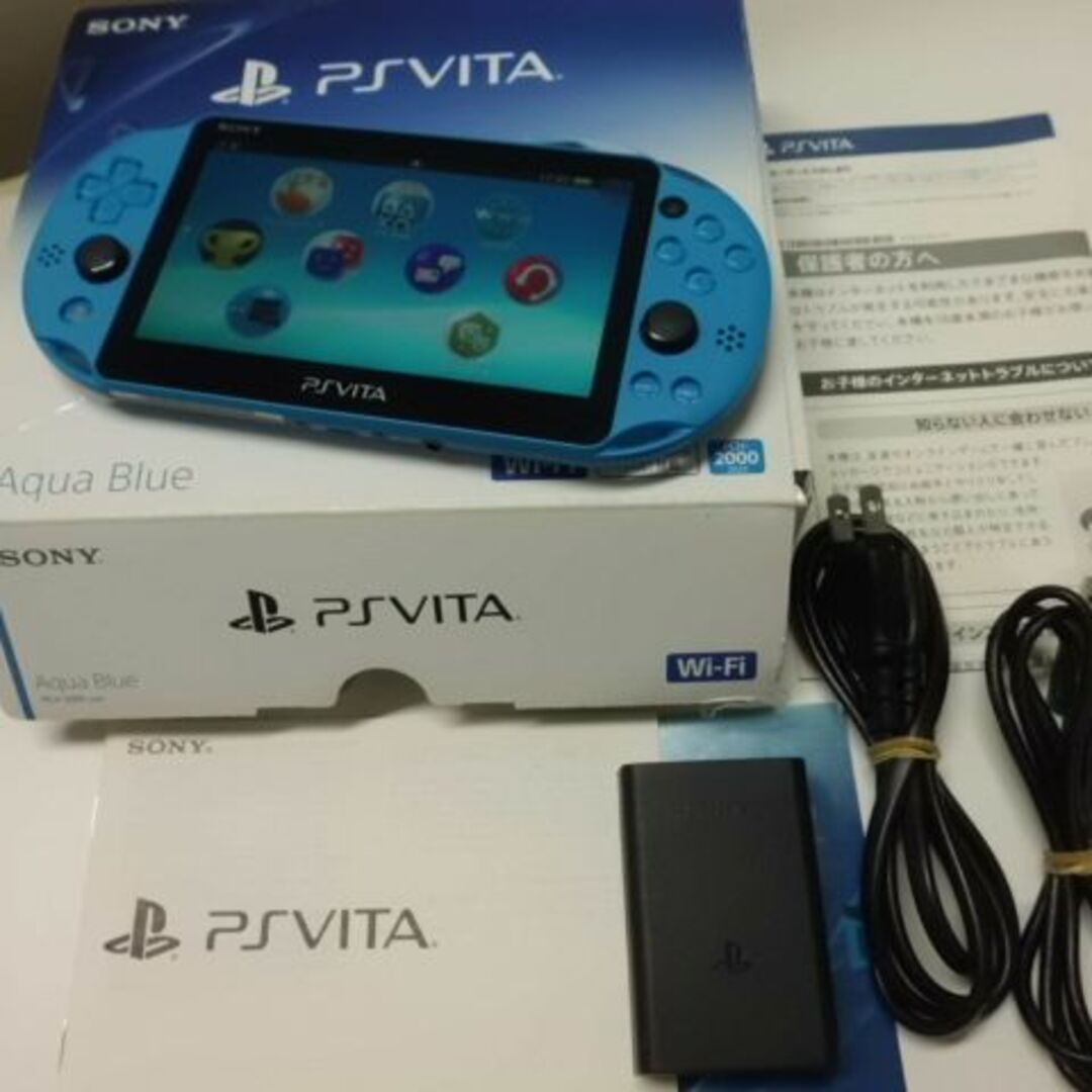 PSVITA PCH-2000 Aqua Blueゲームソフト/ゲーム機本体