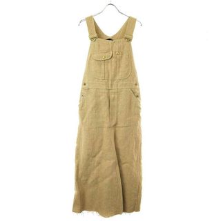 マディソンブルー(MADISONBLUE)のMADISON BLUE マディソンブルー 20SS JUMPER SKIRT MAXI HEAVY LINEN リネンジャンパースカート ベージュ 01(S) MB201-4008(ロングスカート)