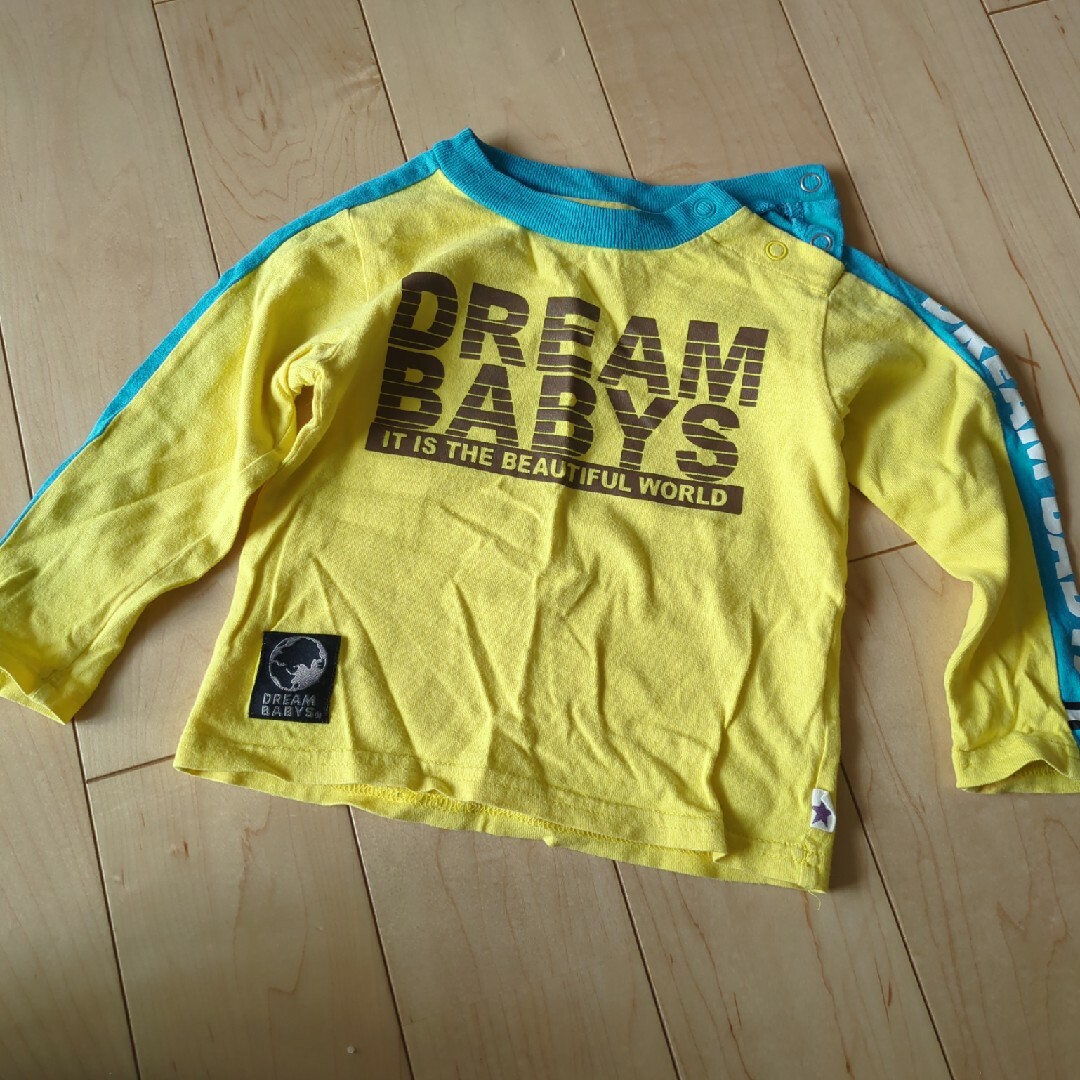 DREAMBABYS(ドリームベイビーズ)の80 DREAM BABYS 長袖　ロンティー　80cm キッズ/ベビー/マタニティのベビー服(~85cm)(Ｔシャツ)の商品写真