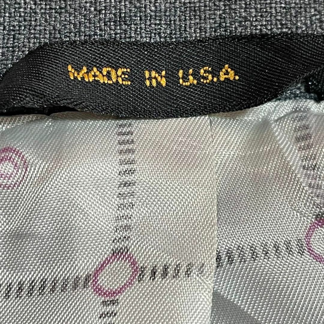 PERMA-PREST パーマプレスト　ジャケット　グレー　金ボタン　USA製S メンズのジャケット/アウター(テーラードジャケット)の商品写真