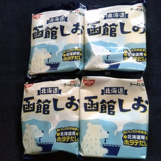 ニッシンショクヒン(日清食品)の日清食品：北海道 函館しお  ホタテだし 4袋(インスタント食品)