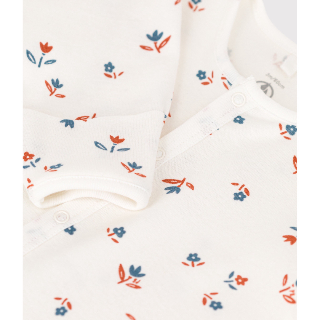 PETIT BATEAU(プチバトー)のプリント２ウェイオール キッズ/ベビー/マタニティのベビー服(~85cm)(ロンパース)の商品写真