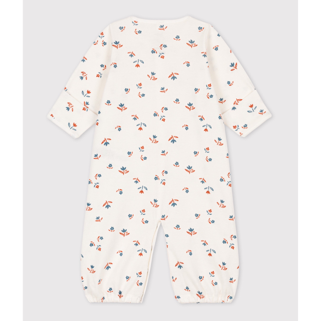 PETIT BATEAU(プチバトー)のプリント２ウェイオール キッズ/ベビー/マタニティのベビー服(~85cm)(ロンパース)の商品写真