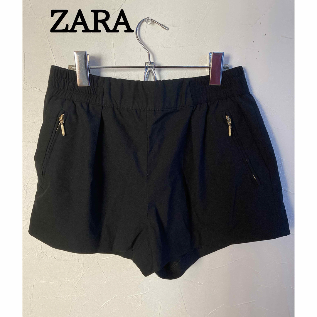 ZARA(ザラ)のZARA★大人ショートパンツ★ブラック★おしゃれ★シック★匿名無料配送★ザラ レディースのパンツ(ショートパンツ)の商品写真