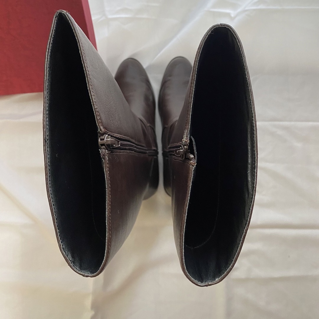 velikoko(ヴェリココ)のロングブーツ　ヴェリココ　ブーツ　ブラウン　25.5㎝ レディースの靴/シューズ(ブーツ)の商品写真