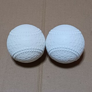 ナイガイ(NAIGAI)の軟式野球ボール 公認球 M号（一般・中学生用）2球セット【中古・美品】(ボール)