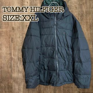 トミーヒルフィガー(TOMMY HILFIGER)のTOMMY HILFIGER トミーヒルフィガー　中綿ジャケット　ブラックXXL(ダウンジャケット)