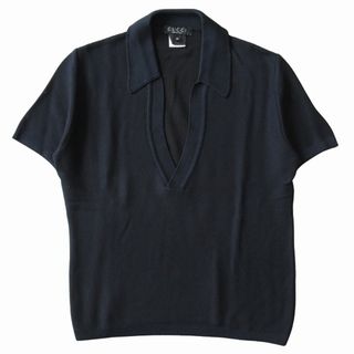 グッチ(Gucci)のグッチ GUCCI by TOM FORD スキッパー ニット ポロシャツ M(ニット/セーター)