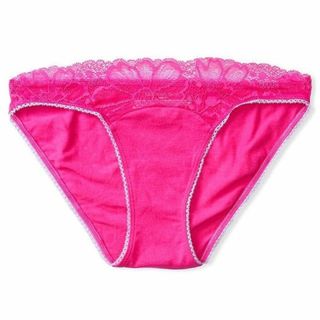 ヴィクトリアズシークレット(Victoria's Secret)のVICTORIA'S SECRET レーストリムビキニ ピンク XS(ショーツ)