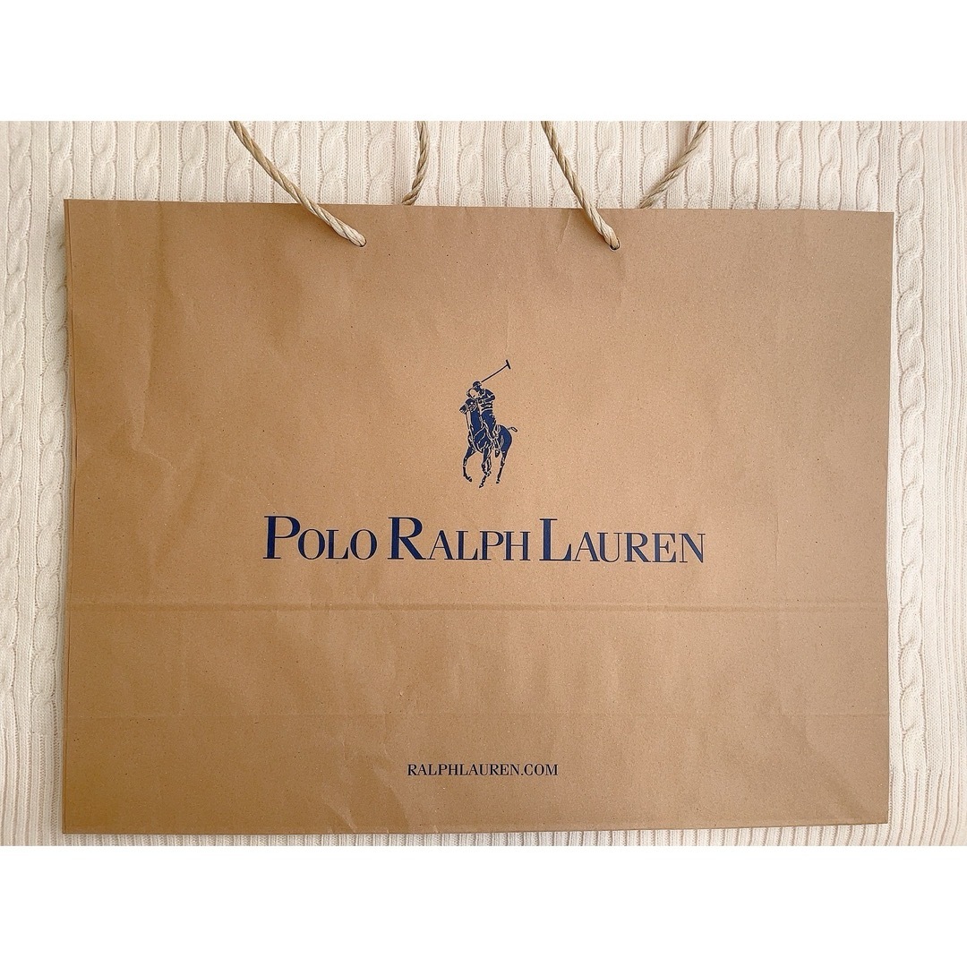 POLO RALPH LAUREN(ポロラルフローレン)のPOLO RALPH LAUREN ラルフローレン ショップ袋 ショッパー　紙袋 レディースのバッグ(ショップ袋)の商品写真