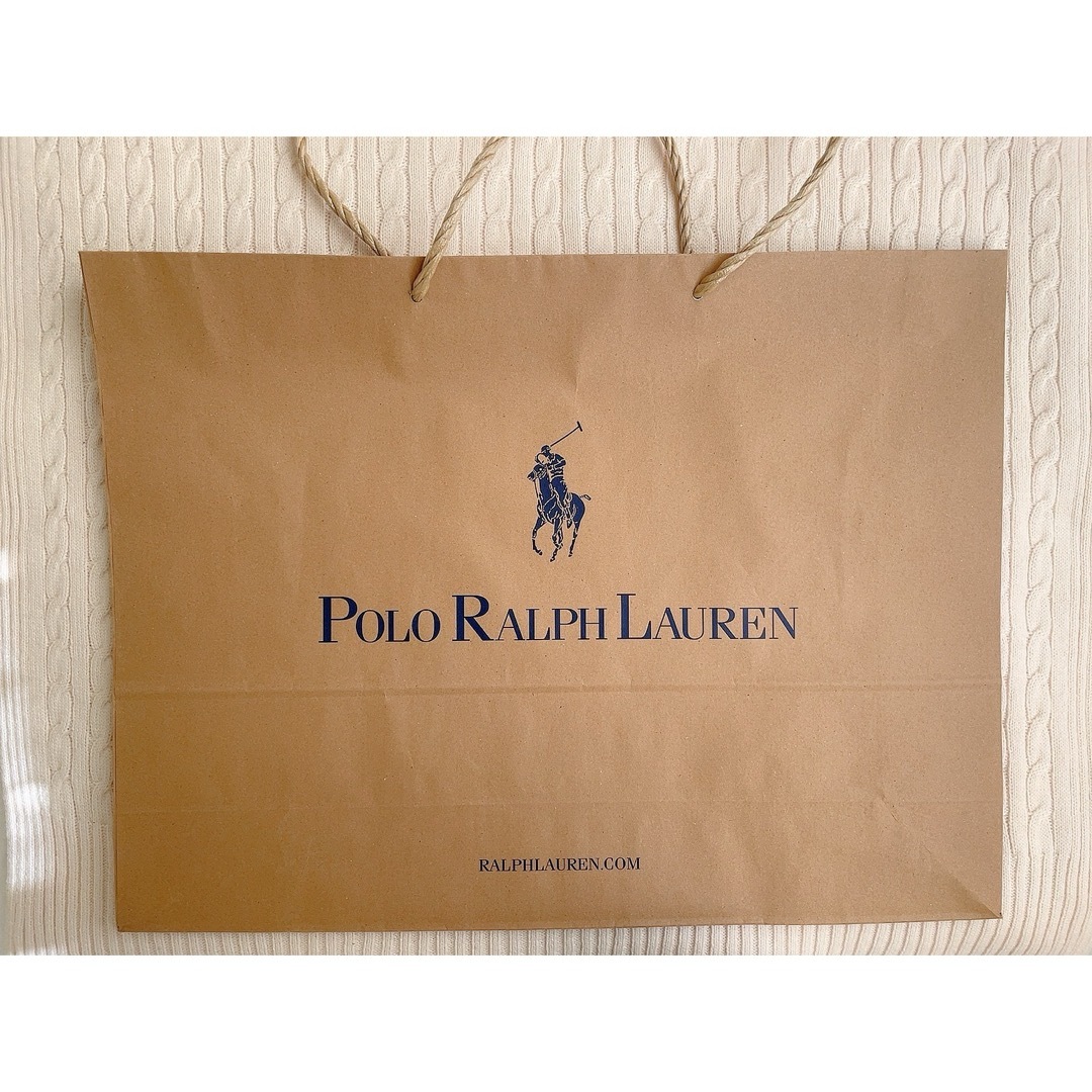 POLO RALPH LAUREN(ポロラルフローレン)のPOLO RALPH LAUREN ラルフローレン ショップ袋 ショッパー　紙袋 レディースのバッグ(ショップ袋)の商品写真