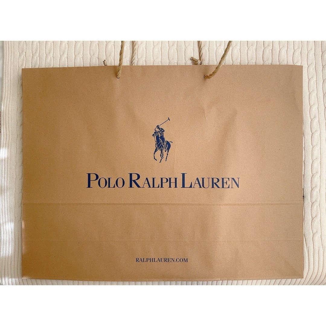 POLO RALPH LAUREN(ポロラルフローレン)のPOLO RALPH LAUREN ラルフローレン ショップ袋 ショッパー　紙袋 レディースのバッグ(ショップ袋)の商品写真