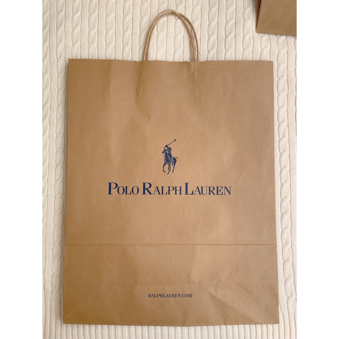 POLO RALPH LAUREN(ポロラルフローレン)のPOLO RALPH LAUREN ラルフローレン ショップ袋 ショッパー　紙袋 レディースのバッグ(ショップ袋)の商品写真