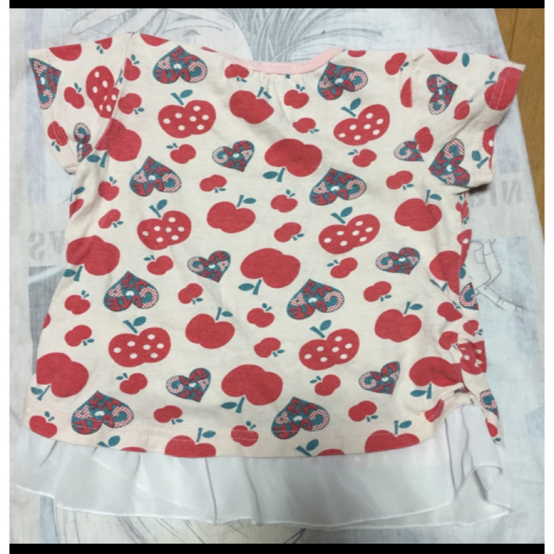 Tシャツ 90 3枚組 キッズ/ベビー/マタニティのキッズ服女の子用(90cm~)(Tシャツ/カットソー)の商品写真