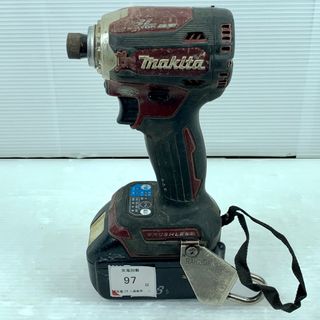 マキタ(Makita)のκκMAKITA マキタ インパクトドライバ 充電池1個付 コードレス式 18V/6.0Ah  充電回数91回 TD171D　AR オーセンティックレッド(その他)