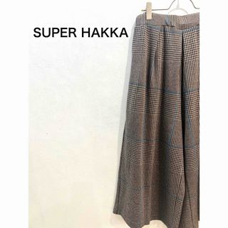 スーパーハッカ(SUPER HAKKA)のSUPER HAKKA☆チェック ワイドパンツ(カジュアルパンツ)