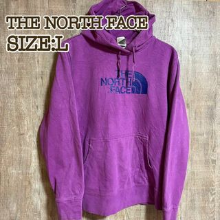 ザノースフェイス(THE NORTH FACE)のTHE NORTH FACE ノースフェイス　パーカー　フーディ　パープル　L(パーカー)