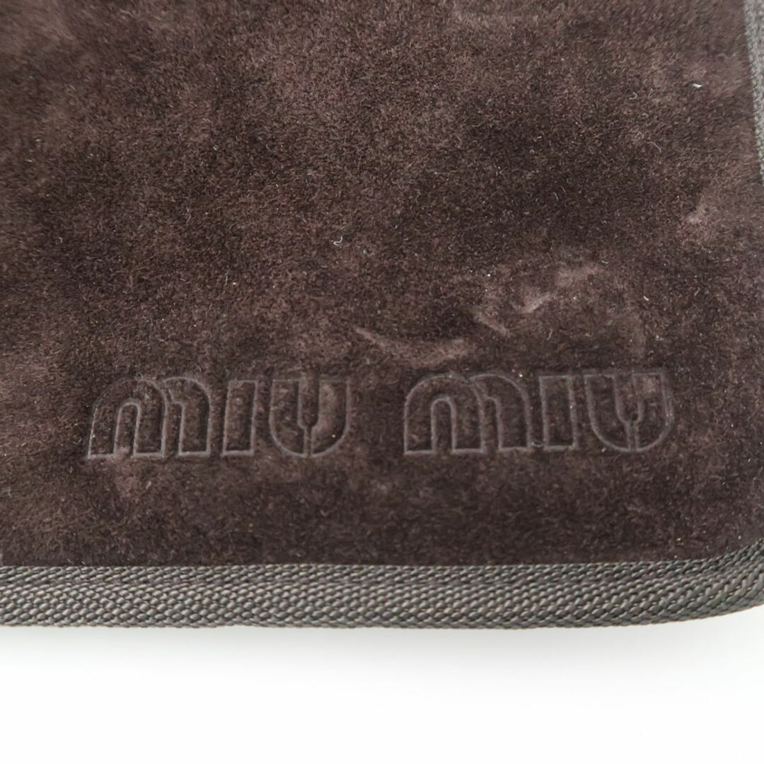 miumiu(ミュウミュウ)の美品 miumiu ミュウミュウ 90ｓ ショルダーバッグ スエード メッシュ ボディバッグ AT4C  レディースのバッグ(ショルダーバッグ)の商品写真