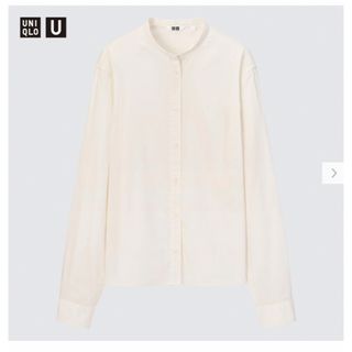 ユニクロ(UNIQLO)のユニクロU  スタンドカラー　シャツ(シャツ/ブラウス(長袖/七分))